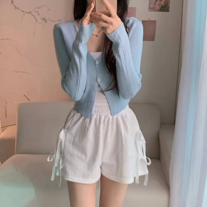 [반팔&긴팔 ver.] 💞꼬옥 소장 - 4계절 내내 활용! 데잇 투버튼 골지 가디건 상세 이미지 36
