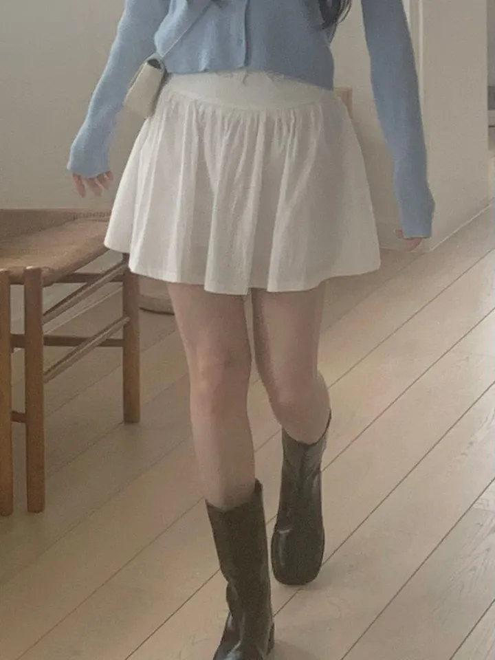 레이 여름 린넨 골지 크롭 라운드 긴팔 가디건 (9color) [ 봄 여름 살안타템 데일리룩 기본 베이직 ] 상세 이미지 25