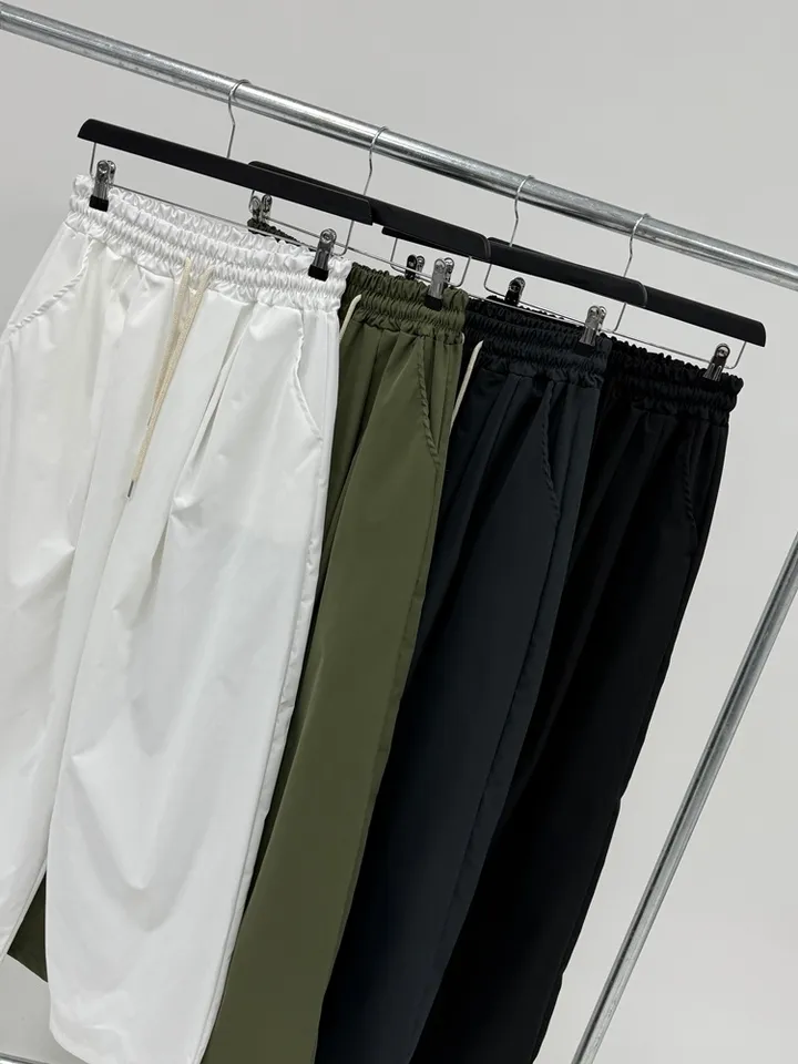 (UNISEX) 머니 나일론 더블 핀턱 스트링 벌룬 PT / 오버핏 와이드 밴딩 트레이닝 벌룬핏 팬츠 바지 와이드팬츠 벌룬팬츠 트레이닝팬츠 나일론팬츠 나일론바지 간절기 봄 여름 상세 이미지 33
