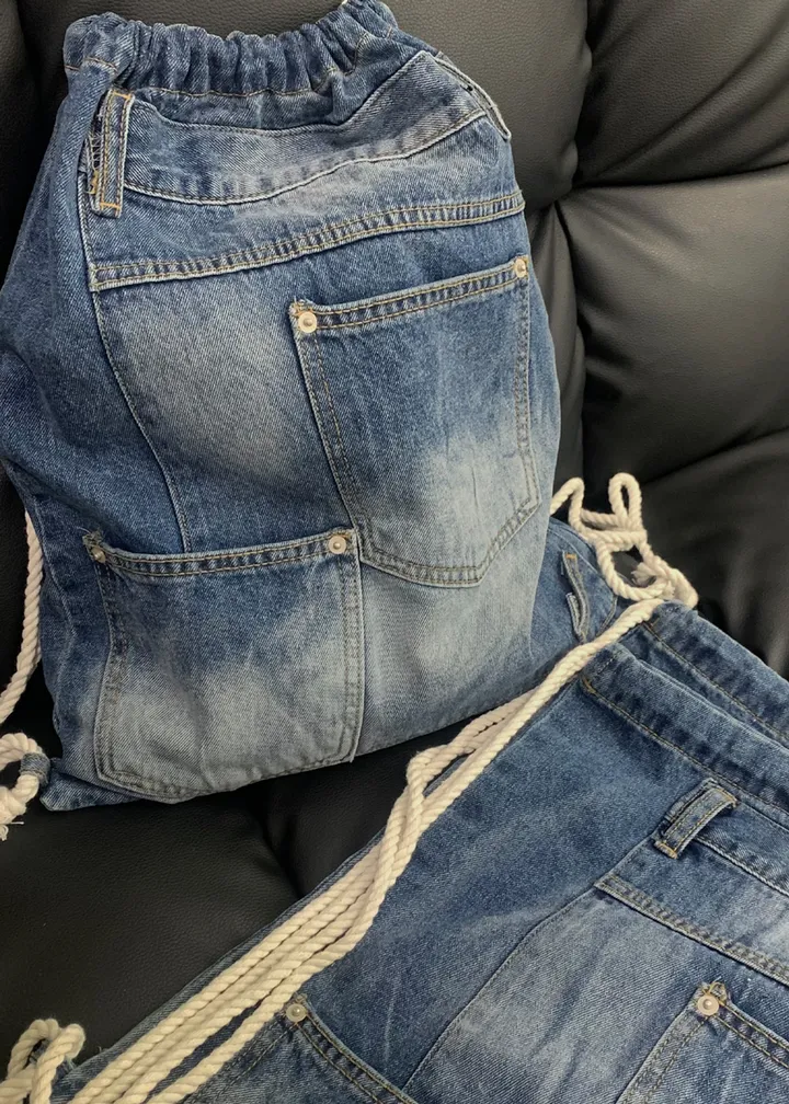 (주문폭주/당일출고) 데님 짐색 / COTI DENIM GYM SACK 상세 이미지 6