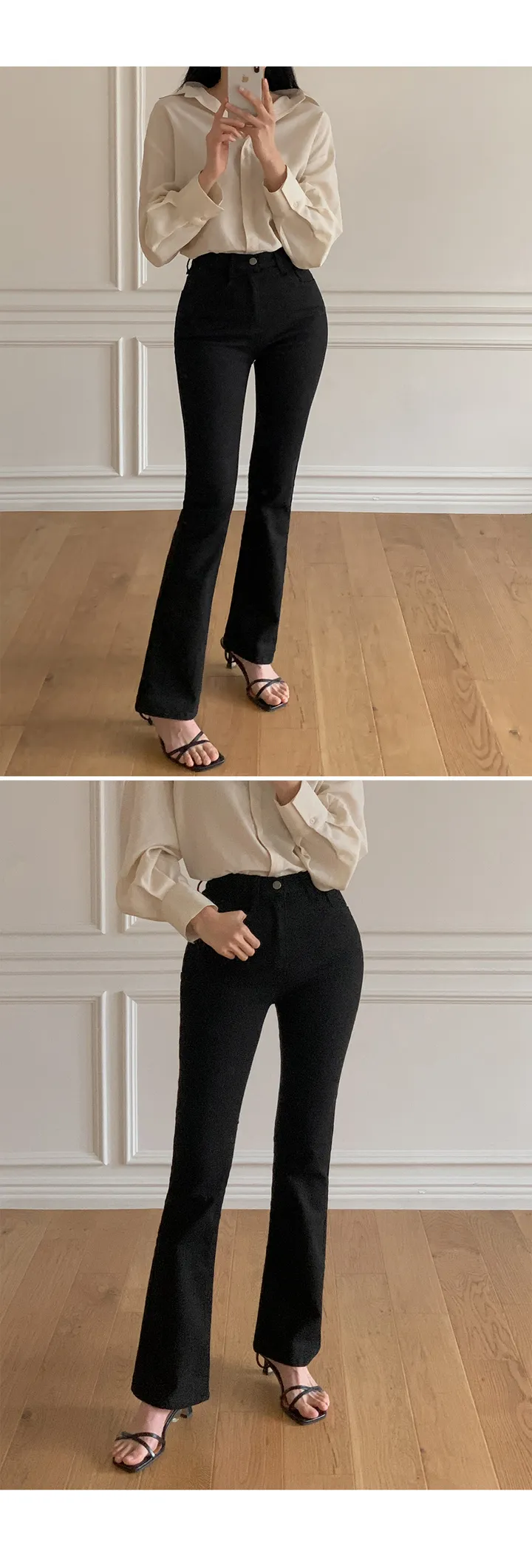 [6천장돌파][XS-L][BEST of the BEST🖤][가성비데님][자체제작] Better Jeans (No.193) 쥔장추천 비율핏 롱부츠컷 [2Types기본/롱(+5cm) 상세 이미지 61