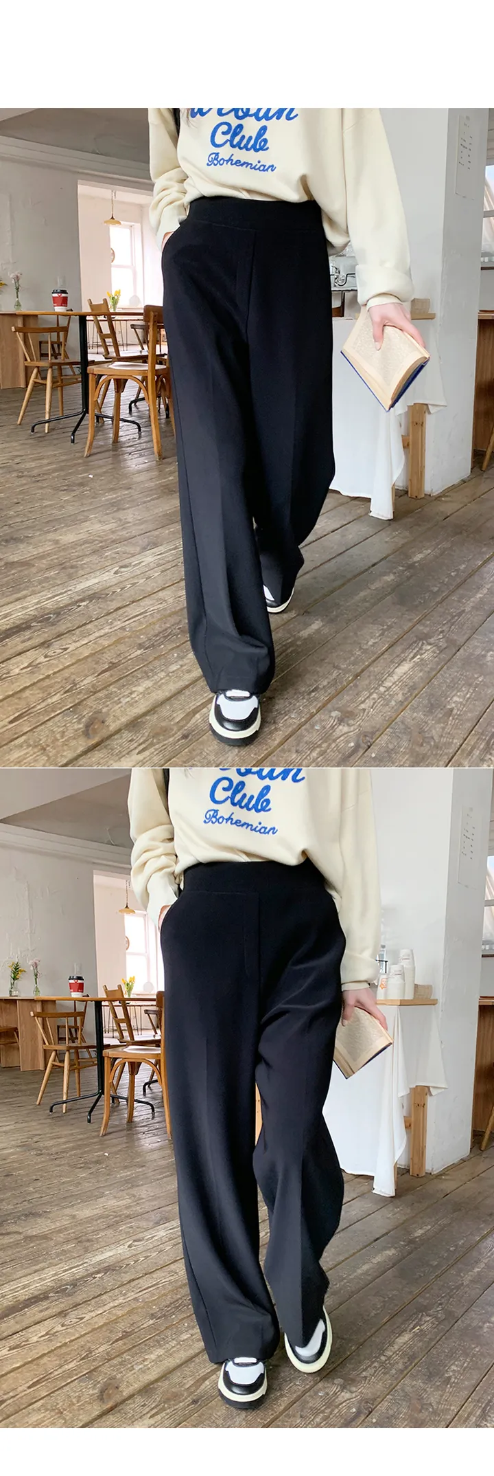 [S~2XL/완전편한,날씬핏와이드♥](기획) 쫀득세미와이드SL 상세 이미지 13