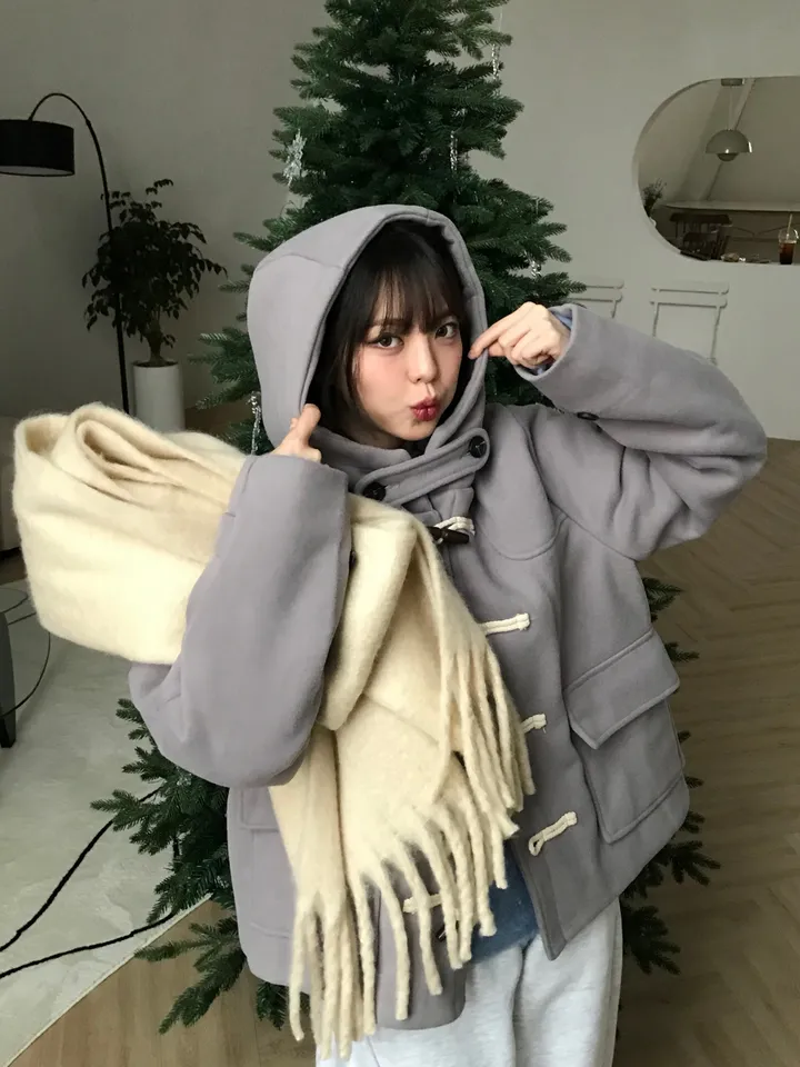 Pleasure duffle short coat 플레저 더플 숏 떡볶이 코트 상세 이미지 17