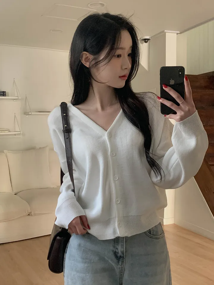 [예쁜여유핏/11colෆ] 다온 브이넥 루즈핏 긴팔 가디건 11colors 상세 이미지 30