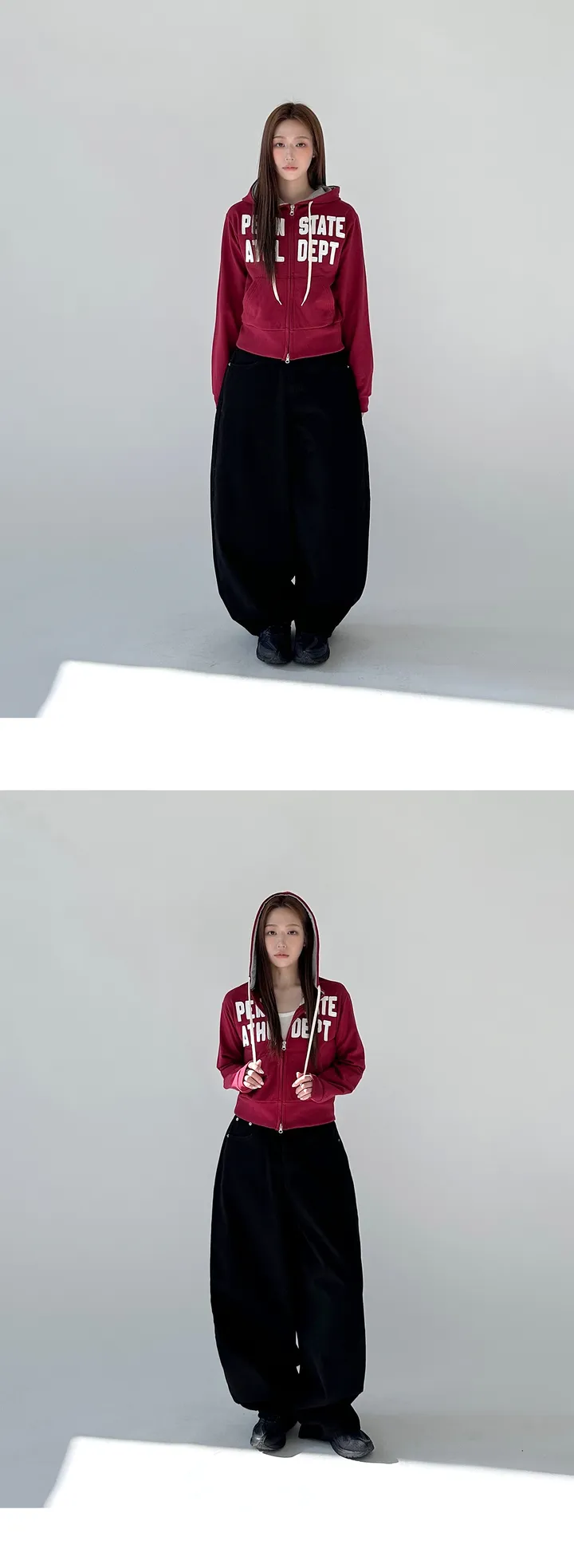 딥 패치 긴팔 후드 집업 상세 이미지 6