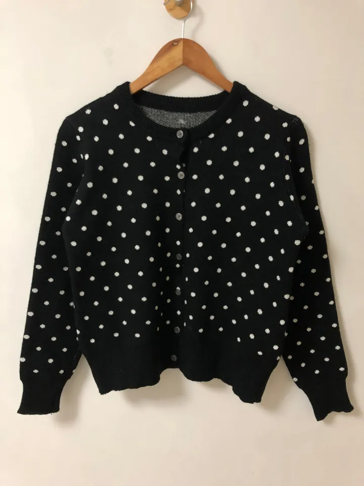 도트 라운드 니트 가디건 3color 상세 이미지 38