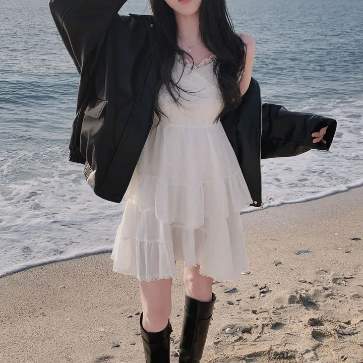 [핵고퀄!/✨주문폭주/후기극찬✨]매트 레더의 정석,오버핏 레더 블루종 자켓 점퍼 상세 이미지 39