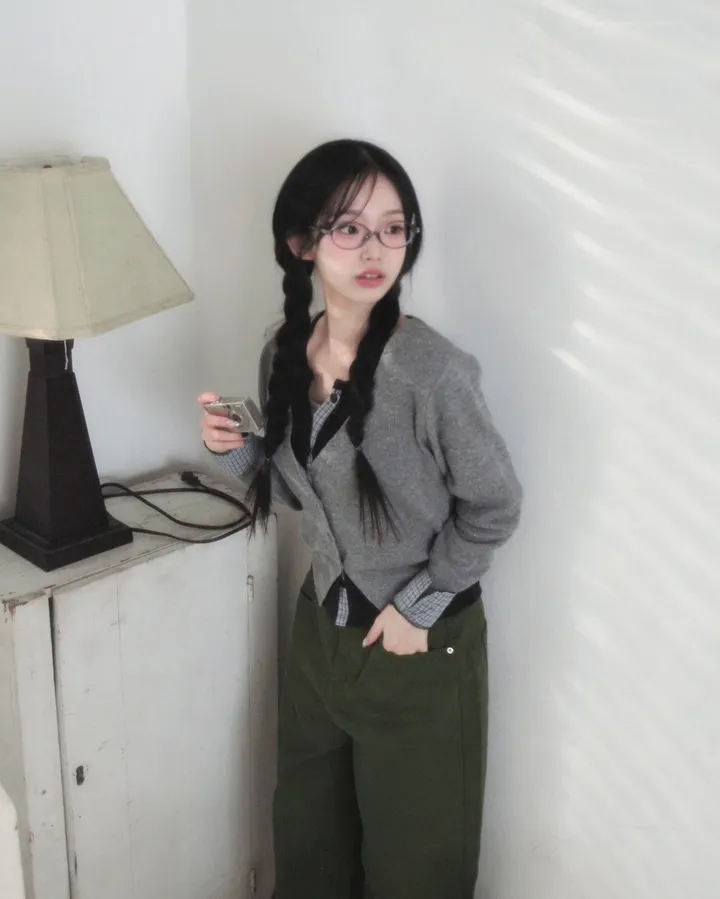 [봄신상/5col] mango v-neck knit cd 상세 이미지 13