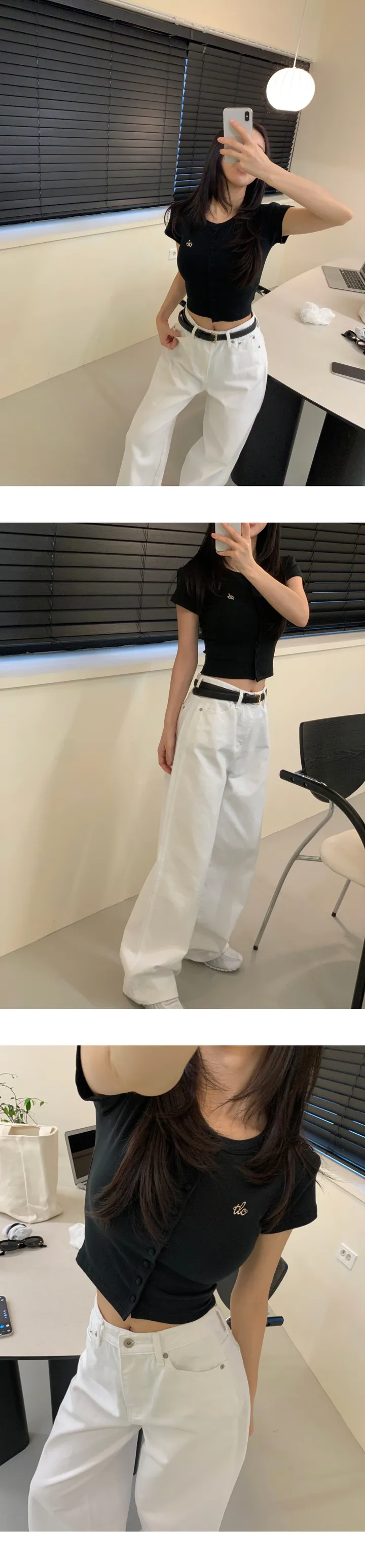 R 버튼 캡소매가디건 상세 이미지 10