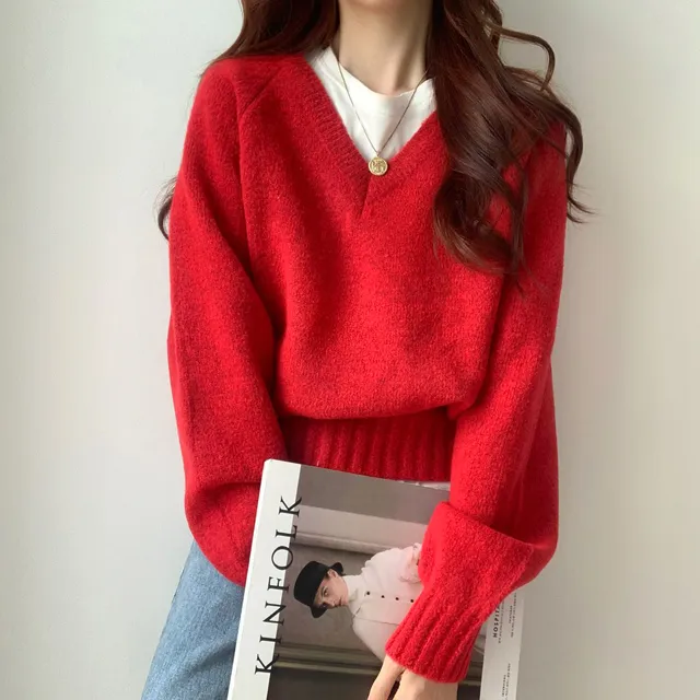 [ 무조건 소장 추천! 인기만점 ] 데일리 루즈핏 V넥 니트 상세 이미지 55
