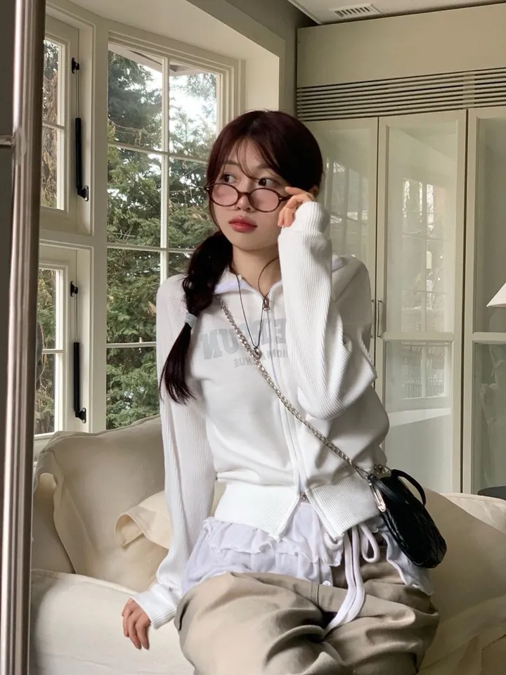 [기모원단ෆ투지퍼]토미 빈티지 레터링 프린팅 나그랑 투웨이 하이넥 카라넥 시보리 집업 점퍼 2color 상세 이미지 30