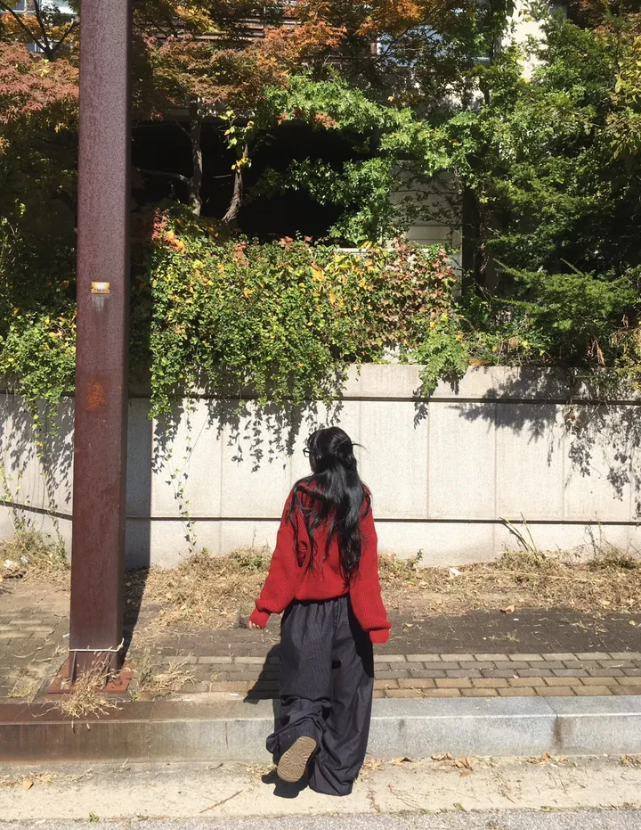 [소장추천!!/핏,퀄보장❤] 따뜻 꽈배기 니트 투웨이 하이넥 카라 루즈 세미 크롭 집업 상세 이미지 16
