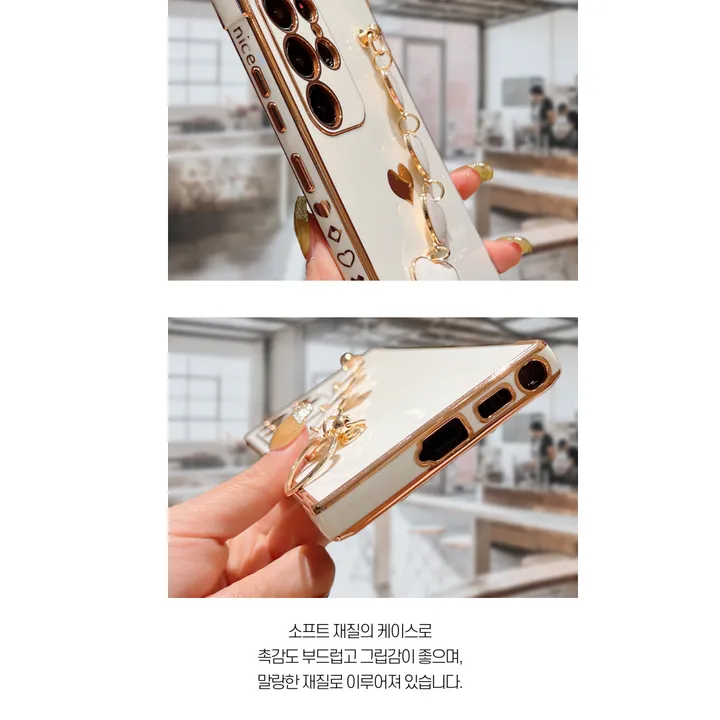 귀여운 스윗 하트 스트랩 케이스 아이폰 갤럭시 상세 이미지 6