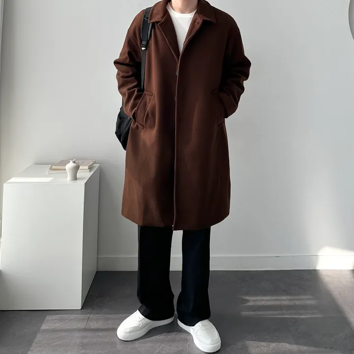 오버핏 발마칸 코트 미니멀 빅사이즈 아우터 오버핏발마칸코트 상세 이미지 6