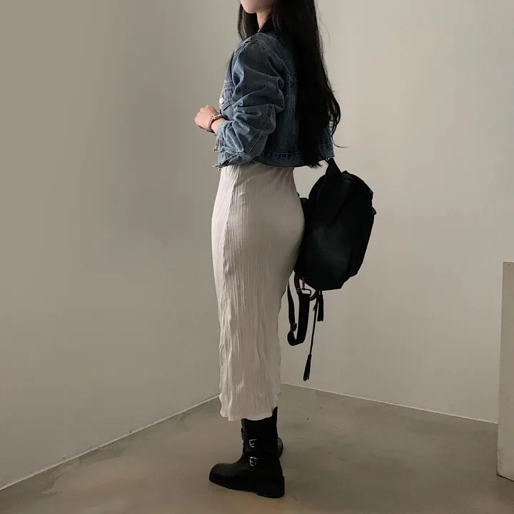 [기획/가을필수!] 퍼즐 데님 크롭 청자켓 - 2color 상세 이미지 29