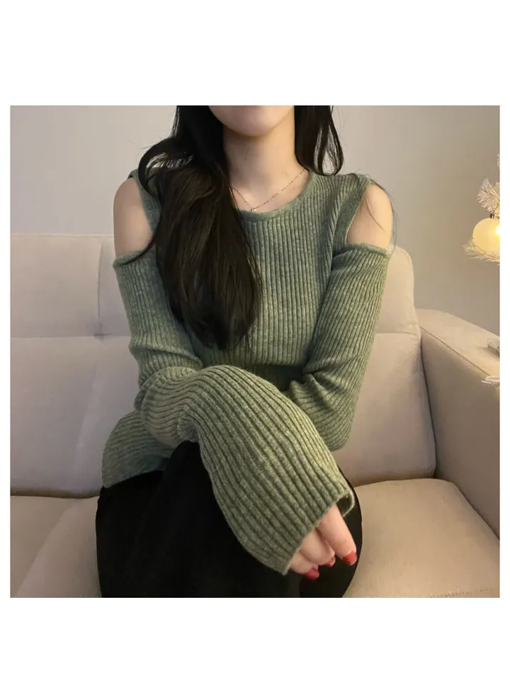 [ cashmere3% ] 골지 트임 긴팔티 (4color) 상세 이미지 21