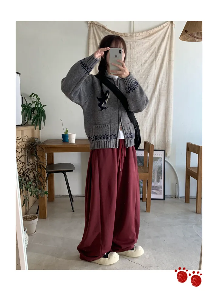 (숏,롱기장)후루 옆트임 와이드팬츠 상세 이미지 19