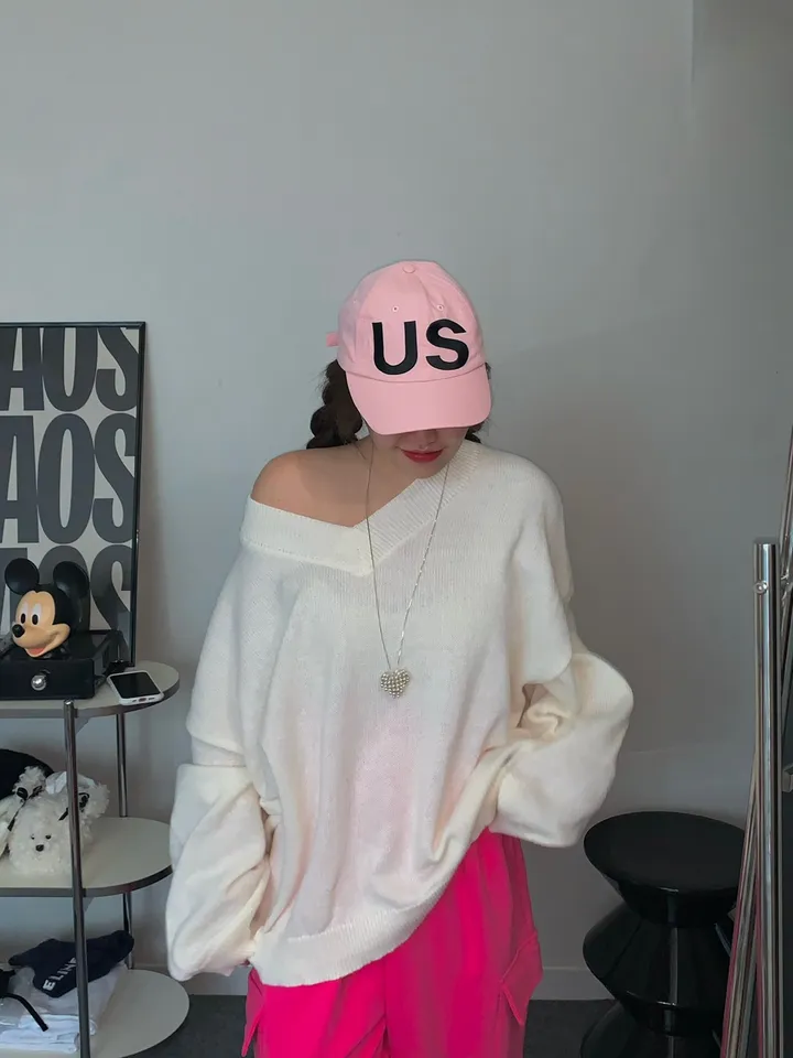 [소두만들어주는핏🩷🩷!/도링룩단독💌] US 레터링 볼캡 캡모자 유니크 힙한 모자 (3color) 상세 이미지 15