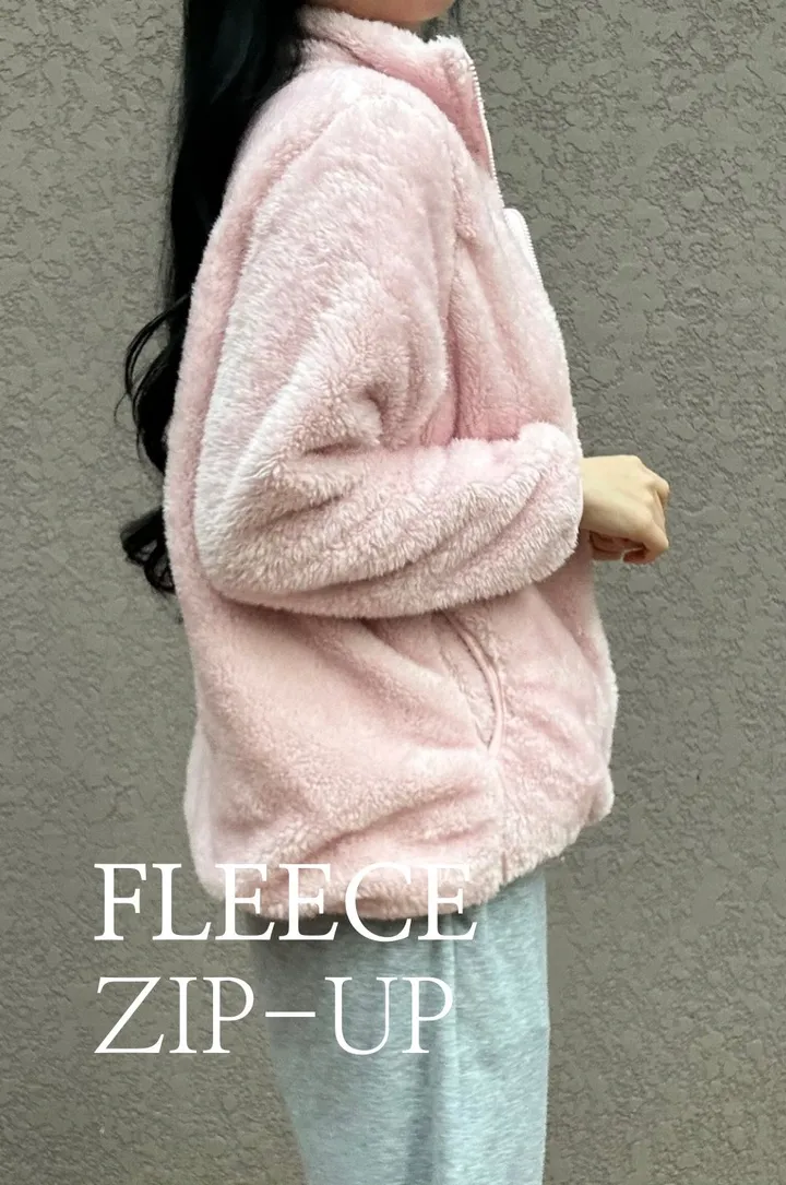 [효자템/세일] 💗양털 플리스 후리스 집업 커플 남여 공용 3color 상세 이미지 1