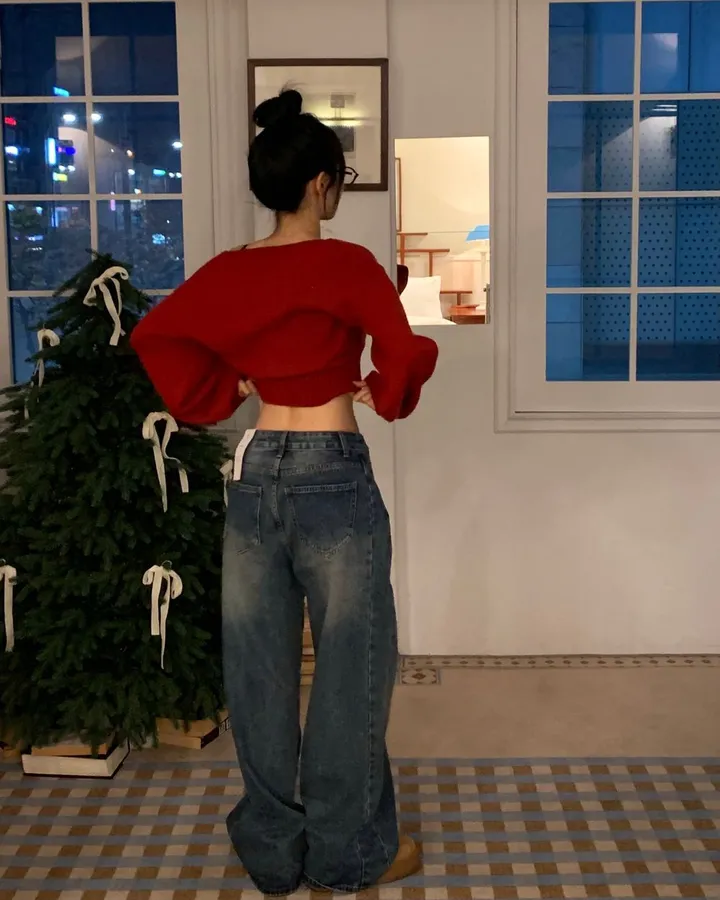 주문폭주🔥[핏보장/말라보이는핏] 핀턱 데님 와이드팬츠 상세 이미지 30