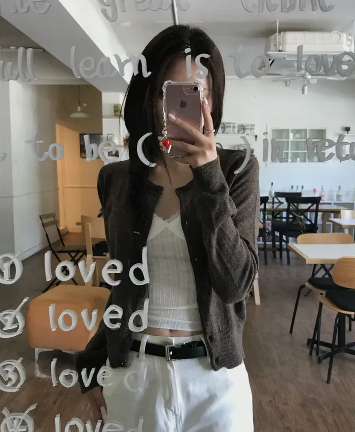 [주문폭주💭/캐시미어 혼방🍂] 라운드넥 가디건 - 10color 상세 이미지 16