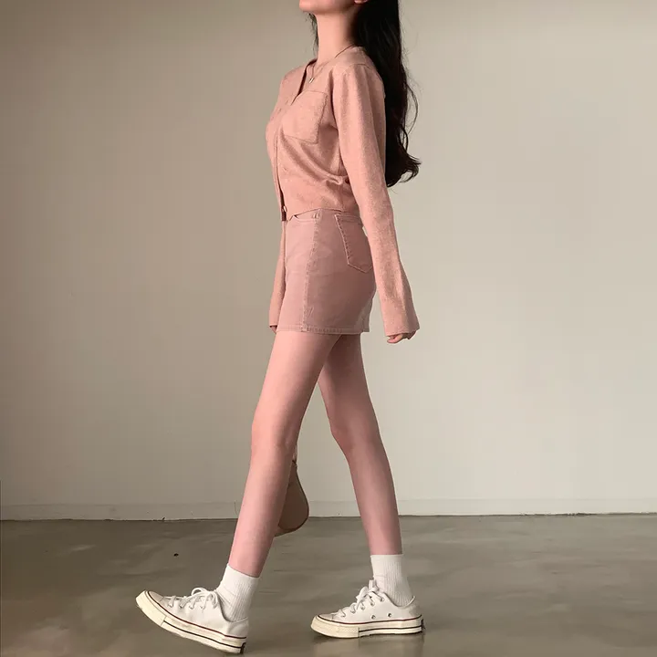 [원단좋아요🤎/연그레이 당일출고!] 자체제작 #크치Made 욜로 포켓 어텀 니트 크롭 올드머니 가디건 - cd 상세 이미지 111