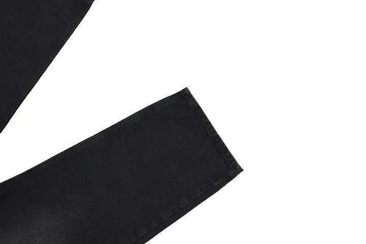 [고퀄, 강추] 브루 블랙 데일리 와이드 일자핏 워싱 데님 팬츠 상세 이미지 23