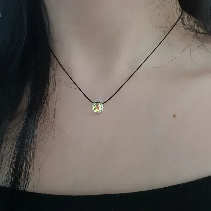 [무변색 무알러지💓] 워터드롭 목걸이✨ 원석 매듭 목걸이 써지컬 소원 유니크 우정 행운 선물 상세 이미지 8