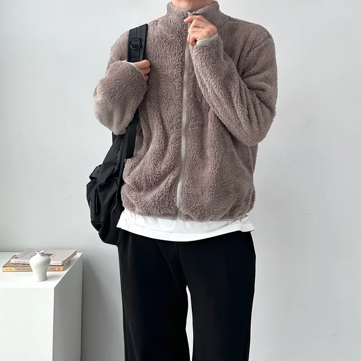[당일발송!/1+1할인] 소프트 보들 플리스 집업 자켓 후리스 점퍼 아우터 남녀공용베이직플리스자켓 상세 이미지 51