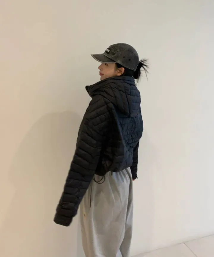 s/s new🤍 휘뚜루마뚜루 데일리템! 가벼운 경량패딩 후드패딩 오리털패딩 (블랙,라임) 상세 이미지 43