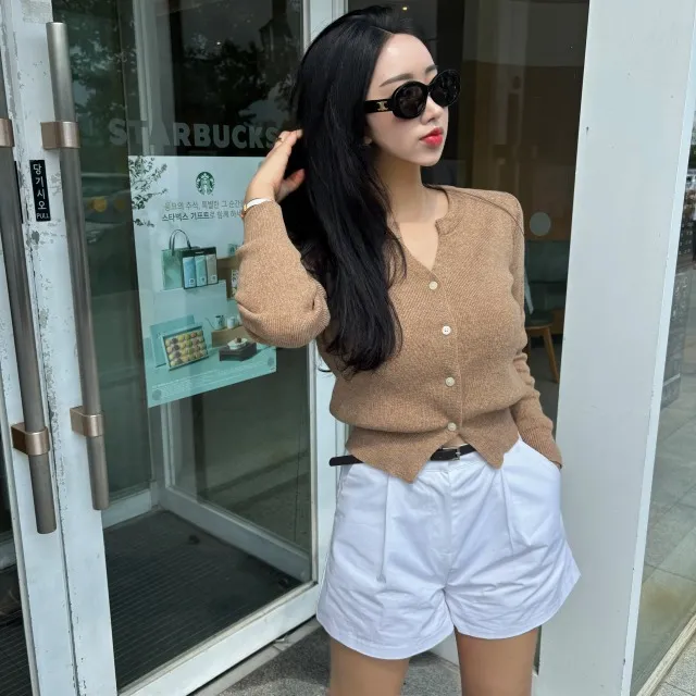 [당일출고❤️‍🔥,묶음할인,핏보장] 캐시미어 트임 니트 데일리 가디건 상세 이미지 11