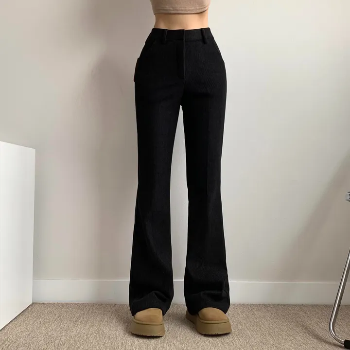 *코듀로이* ~2XL [기장선택/융기모] 도톰 스판 골덴 히든밴딩 하이웨스트 슬림부츠컷 슬랙스 고퀄 몸매보정 키작녀 키큰녀 빅사이즈 상세 이미지 20