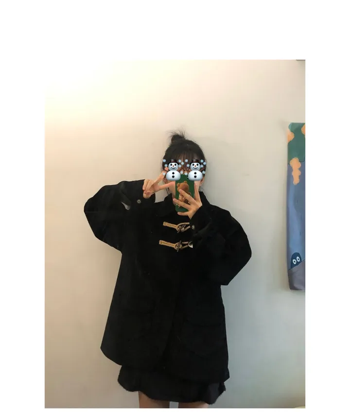 [UNISEX/남녀공용] 골덴 코듀로이 루즈핏 카라 떡볶이 코트 자켓 (3color) 상세 이미지 23