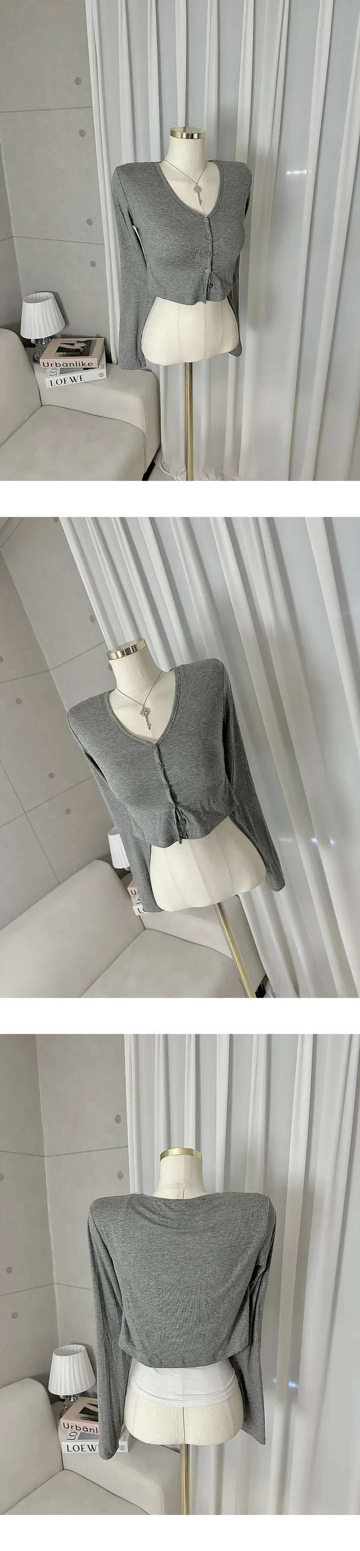 [ 주문폭주!!! ] 4c 데일리 크롭 가디건 상세 이미지 12
