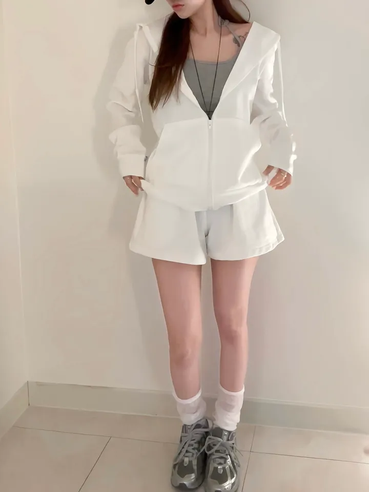 [보호본능핏/여리무드] 소프트 오버핏 데일리 후드 집업 상세 이미지 7