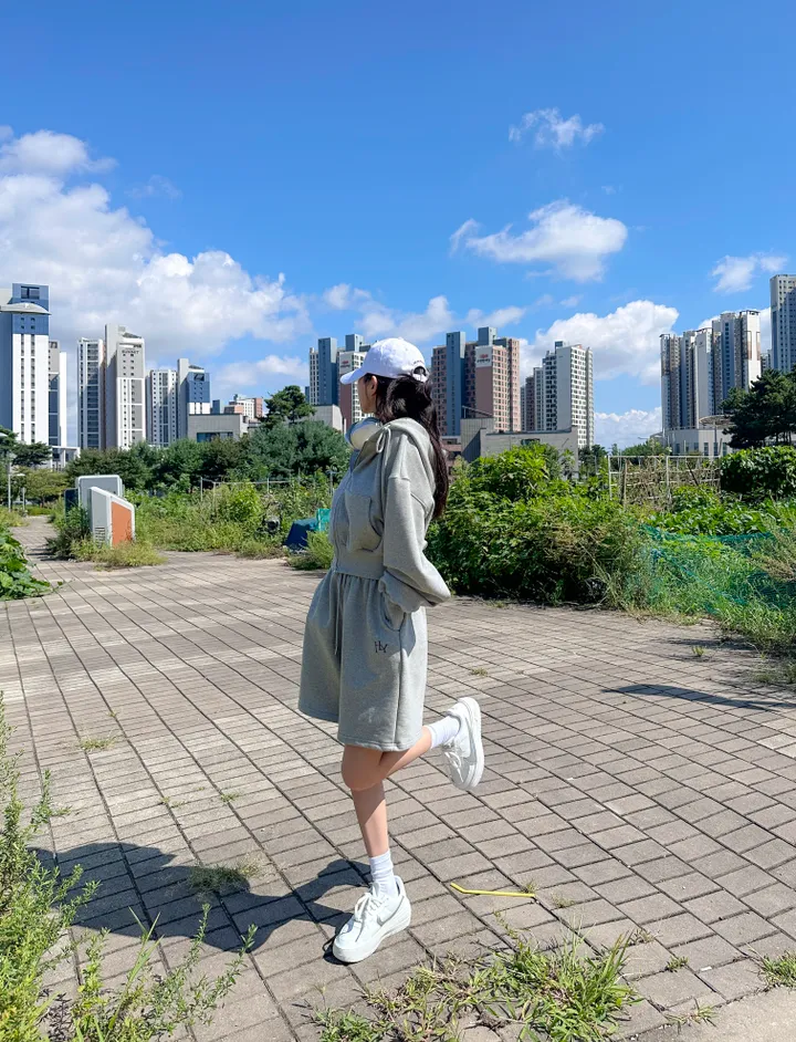 [브랜드퀄/허리잘-록] made 알론 아방핏 투웨이 후드집업 봄후드집업 봄트레이닝 봄자켓 상세 이미지 5
