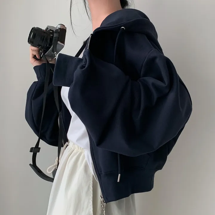 [💖후기극찬/봄,가을교복💖]  자체제작 #크치Made 꿈에 나온 핏, 사계절 입는 크롭 투웨이 후드집업 - zipup : 봄,봄아우터,봄자켓,가을,가을아우터 상세 이미지 46