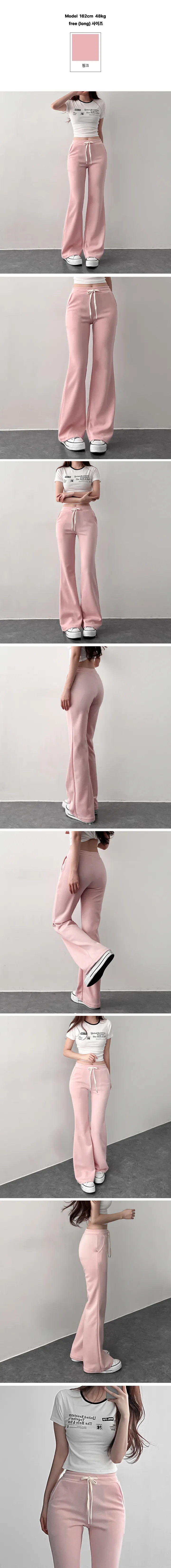 *기모추가*[말라핏/숏,롱] 말라핏 8color 데일리 부츠컷 슬림 트레이닝 롱 팬츠 188번 상세 이미지 7