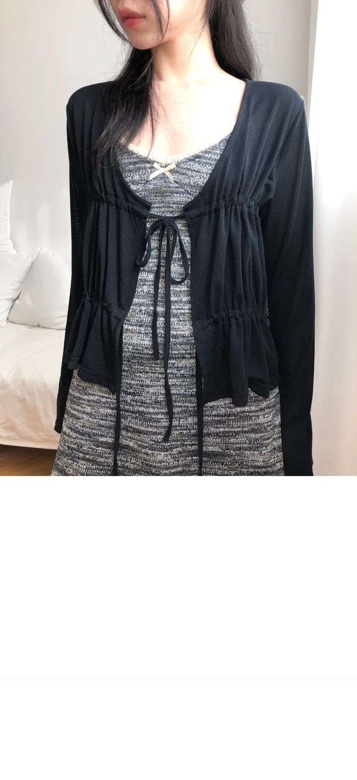 shirring cardigan (2color) / 셔링 가디건 상세 이미지 40