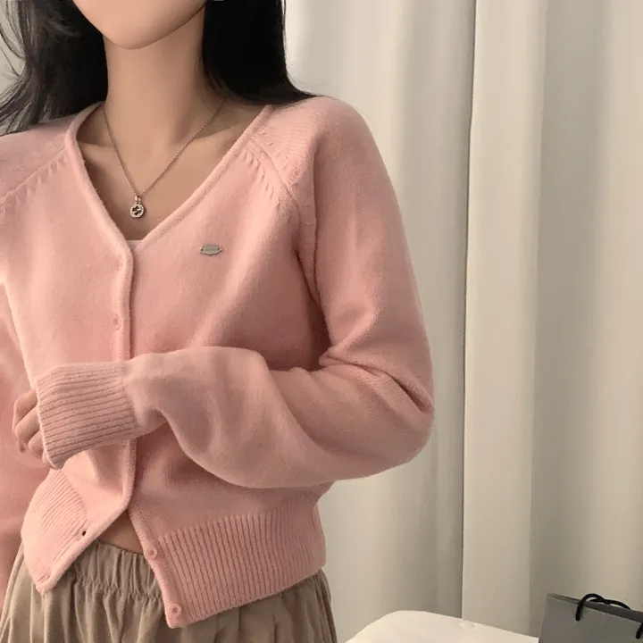 [스탠다드핏/데일리🤎] 리너스 실버 펜던트 나그랑 브이넥 니트가디건 - 6color 상세 이미지 22