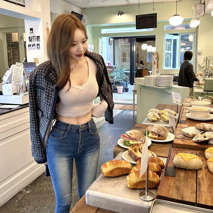 [허얇엉크!쫀득/4size] 치즈링 진청 워싱 반하이웨스트스키니 / 하이웨스트스키니 반하이스키니 진청스키니 워싱스키니 워싱청바지 쫀쫀핏스키니 들뜸제로 상세 이미지 15