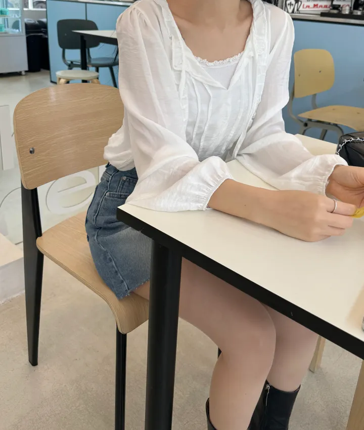 [주문폭주/인기재진행] 싸이클 컷팅 숏 데님 팬츠 상세 이미지 4