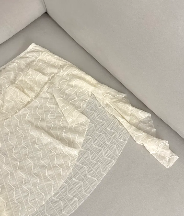 [최저가/군살커버/핏대박!!] 4pcs 커버업 크롭 물결 여리핏 가디건 + 프릴 스판 언발 스커트 세트 섹시 글램 청순 비키니 인생샷 수영복 비치웨어 휴양지 해외여행 시스루 유니크 상세 이미지 20