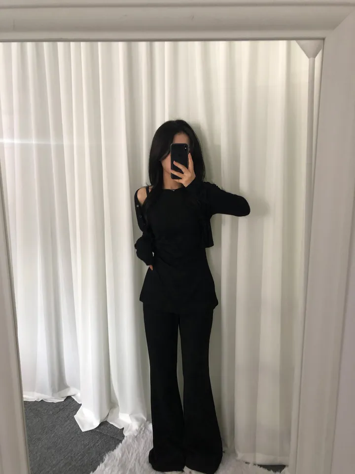 [휴가❤︎데일리룩/여리여리핏]트임 홀터넥 set 상세 이미지 25