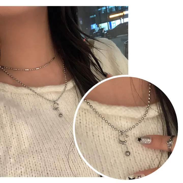 Link Pierce Balls Necklace 상세 이미지 4