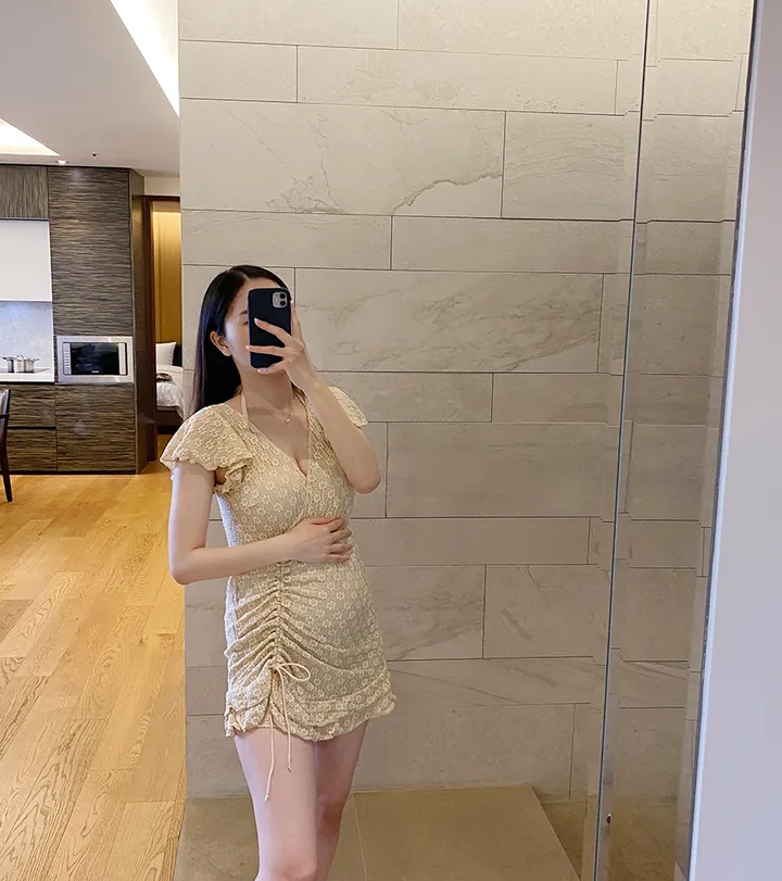 [3size] 데이지 플라워 빅사이즈 모노키니 원피스 수영복 만삭 임산부 태교여행 임부복 상세 이미지 3