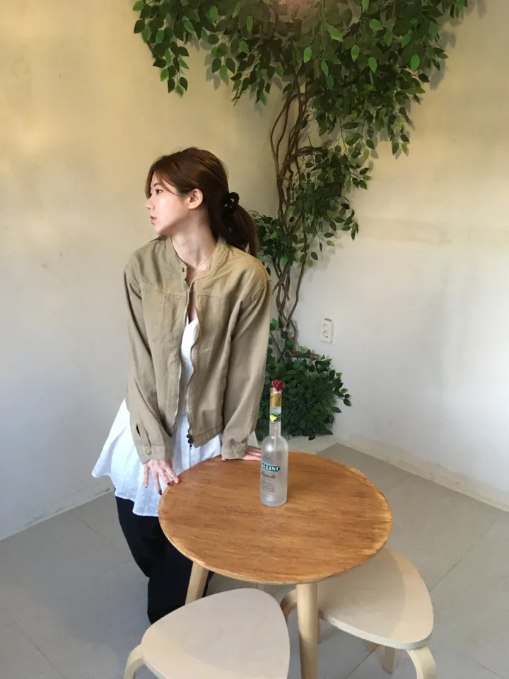 [봄신상💐](2colors/주문폭주🎉/투웨이) 빈티지 블루종 코튼 면 라이더 점퍼 자켓 jk 상세 이미지 38