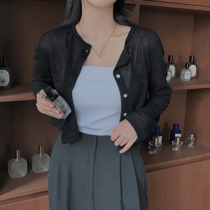 [여름필수] 자체제작 #크치Made 써머레터 린넨 크롭 긴팔 가디건 - cd 상세 이미지 169