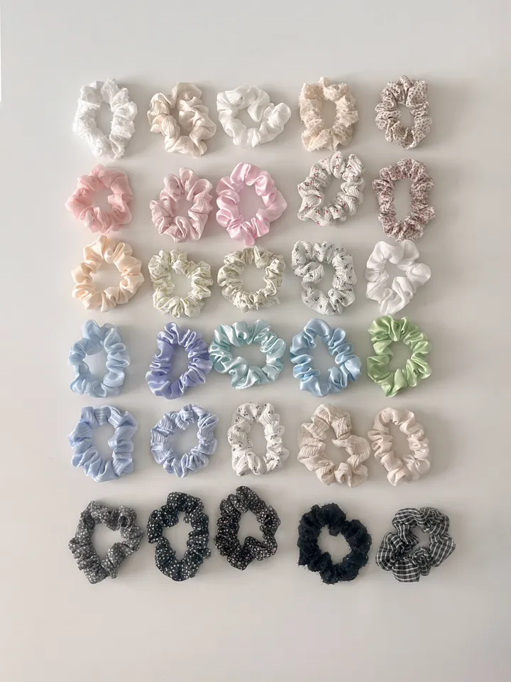 * 30color/세트할인 * 더 미니 데일리 파스텔 스크런치 모음 상세 이미지 5
