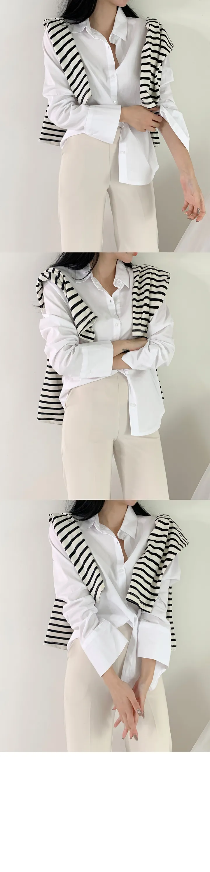 베이직무드 데일리 셔츠남방 상세 이미지 9